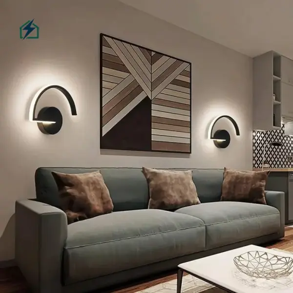 Modern Minimalist Nordic LED Wall Lamp for Bedrooms, Living Rooms & Hotels in Ghana