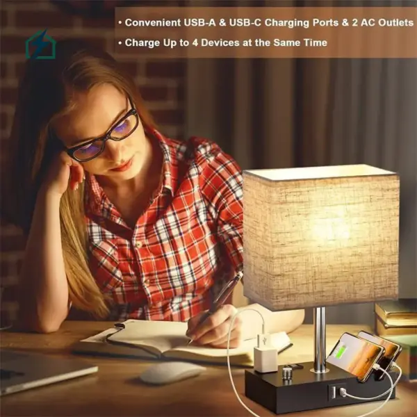 Modern Multi-Functional Desk Lamp – Adjustable LED Study & Office Lamp for Ghana
