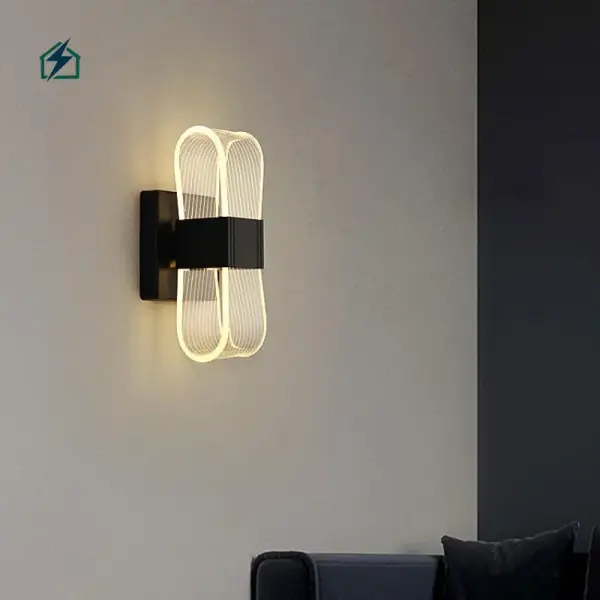 Modern Nordic Bowknot LED Wall Lamp W016 – Luxury Bedroom Wall Light for Homes & Hotels in Ghana