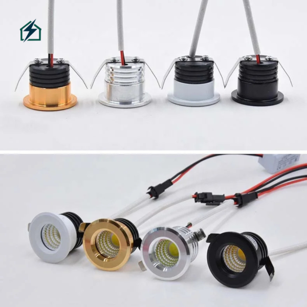 3W COB LED Recessed Cabinet Spotlight