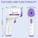 Non-Contact Infrared Thermometer – Touch-Control Digital Temperature Checker for Home & Office in Ghana