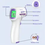 Non-Contact Infrared Thermometer – Touch-Control Digital Temperature Checker for Home & Office in Ghana