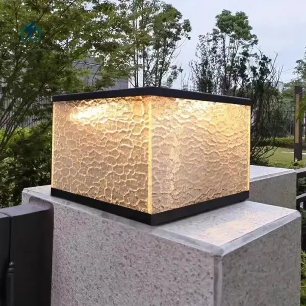 Outdoor Modern Solar LED Gate Pillar Light – Waterproof IP65 for Homes & Offices in Ghana