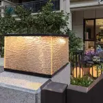 Outdoor Modern Solar LED Gate Pillar Light – Waterproof IP65 for Homes & Offices in Ghana