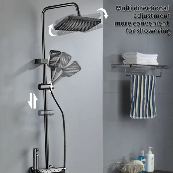 Piano Shower Set 4 Functions Rainfall Shower Ghana