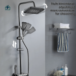 Piano Shower Set 4 Functions Rainfall Shower