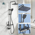 Piano Shower Set 4 Functions Rainfall Shower