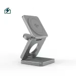 Qi2 3-in-1 Foldable Wireless Charger Ghana – Fast Magnetic Charging Station for Phone, Watch & Earbuds