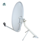 75cm High Gain Ku Band Offset Satellite Dish – Strong Signal Outdoor Dish