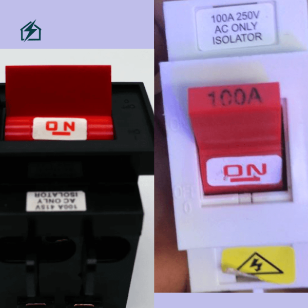 Single Phase 100A Isolator Switch – Main Power Cut-Off Switch (220V AC)