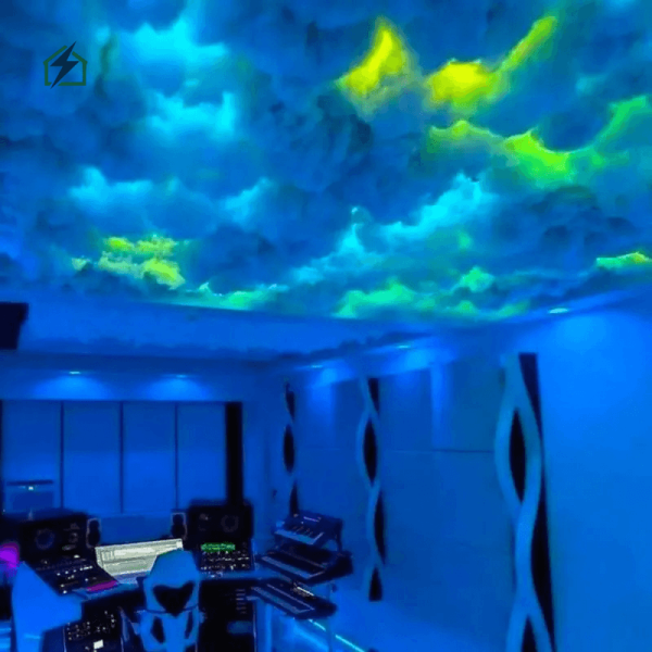APP Control Thunder Cloud RGB Ceiling Light 5meter – Gaming & Room Decor