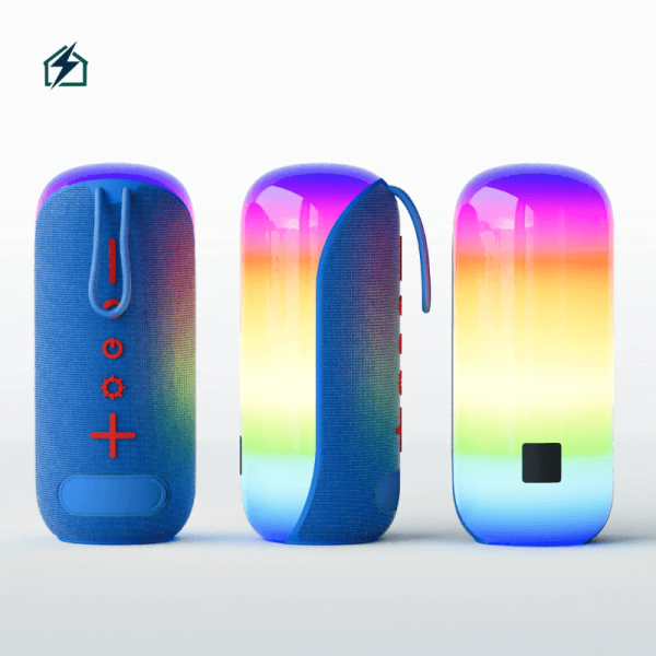 Portable Wireless Bluetooth Speaker with RGB LED Lights