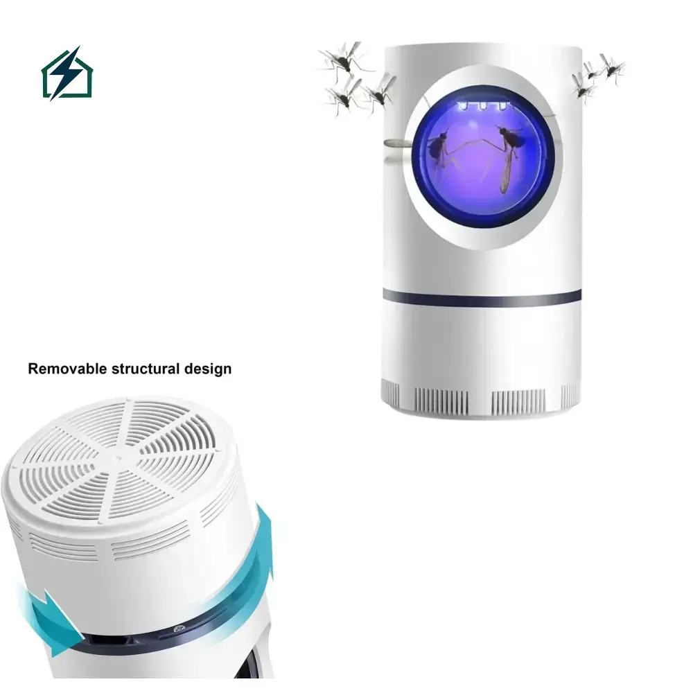 SB Electric LED Mosquito & Fly Killer Lamp – Silent Indoor Insect Trap for Ghana Homes Energy Efficient LED Technology