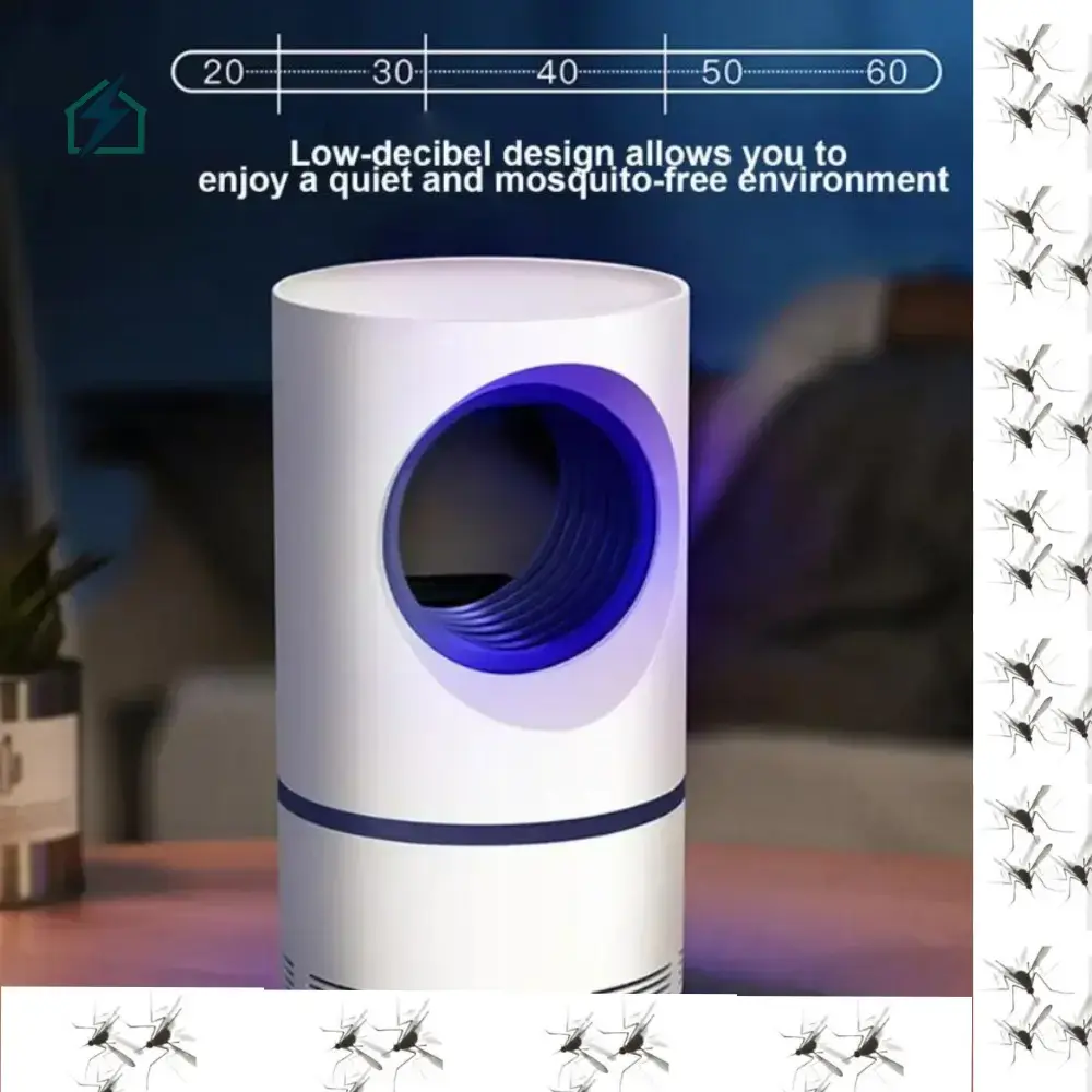 SB Electric LED Mosquito & Fly Killer Lamp – Silent Indoor Insect Trap for Ghana Homes Portable Construction