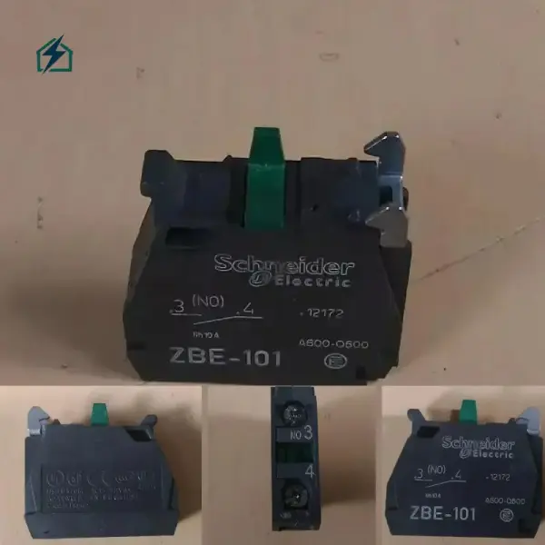 Schneider ZBE101 Push Button Contact Block 1NO – Normally Open Control Contact Block for Industrial Automation | Ghana