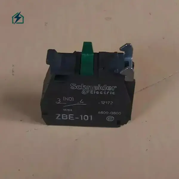 Schneider ZBE101 Push Button Contact Block 1NO – Normally Open Control Contact Block for Industrial Automation | Ghana