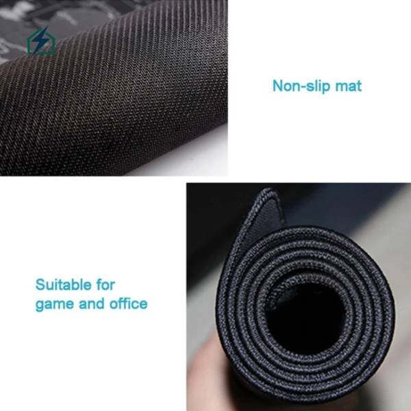 Extended Large Gaming Mouse Pad – Anti-Slip Soft Rubber Keyboard Mat 60x30cm