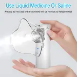 Smart Portable Ultrasonic Nebulizer – Handheld USB Rechargeable Atomizer with App Control
