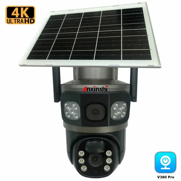 Solar 4G PTZ Security Camera – Wireless Solar-Powered CCTV Camera with SIM Card for Homes & Businesses in Ghana