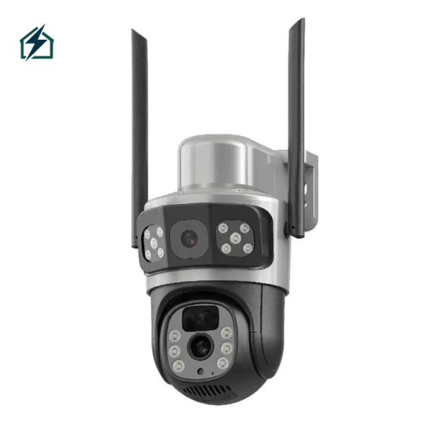 Solar 4G PTZ Security Camera – Wireless Outdoor Camera with 360° Rotation Ghana