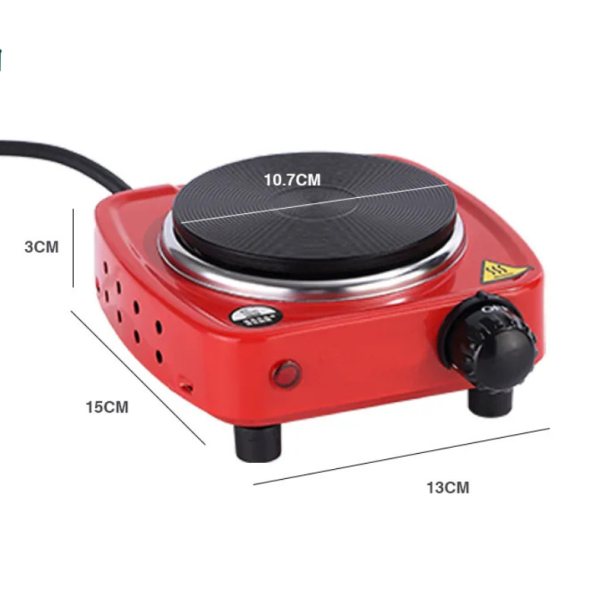 Single Plate Electric Stove with Adjustable Heat Control