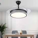 Kasotile 42-Inch Smart Retractable Ceiling Fan with LED Light