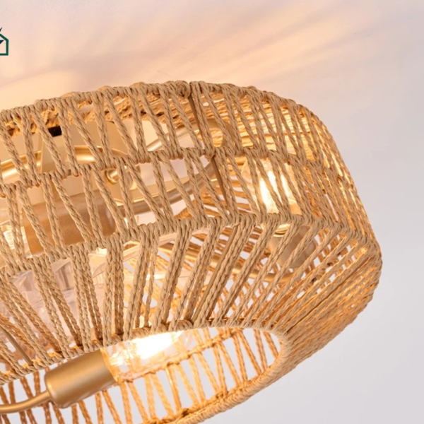 Ceiling Fan with Chandelier Light & Remote