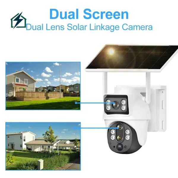 VeboMAX BP9-L 4G Solar Security Camera – 6MP Color Night Vision, PIR Motion Detection, 10X Zoom & IP65 Waterproof