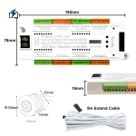 Smart LED Staircase Light Controller 32 Channel Motion Sensor DC12V–24V