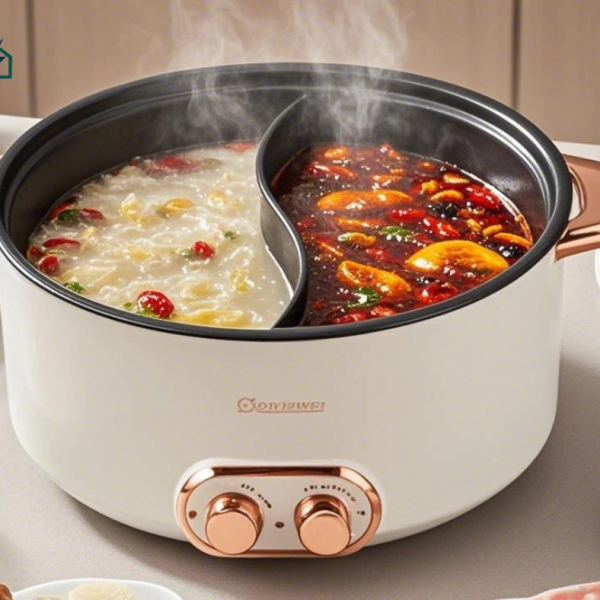 CHC 6L Dual-Flavor Electric Hot Pot with Independent Temperature Control